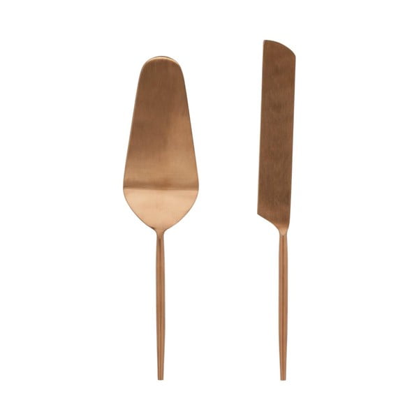 Nerūsējošā tērauda tortes pasniegšanas komplekts (2 gab.) Kelda – Kave Home