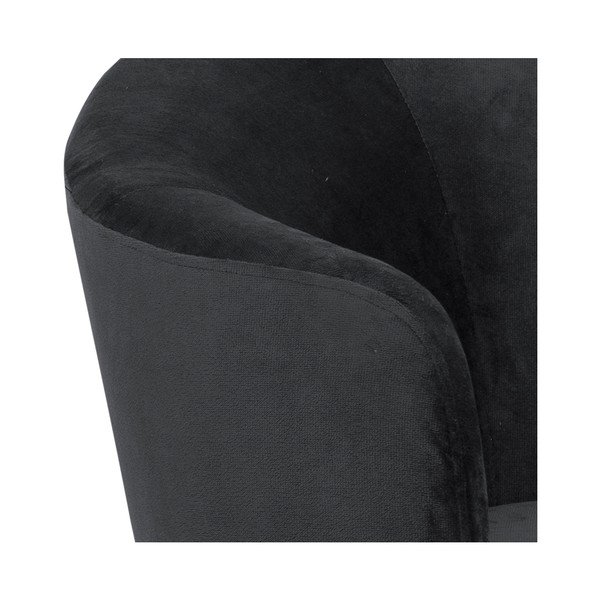Antracīta pelēks samta dīvāns Actona Biloxi, 160 cm-image-4