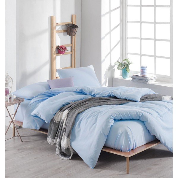 Zila gultas veļa divguļamai gultai 200x200 cm Paint – Mijolnir-image-1