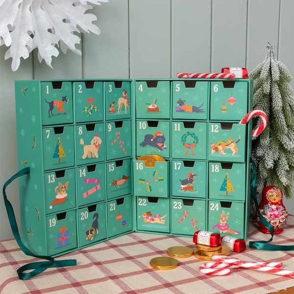 Adventes kalendārs 37,5 cm Festive Friends – Rex London-image-3