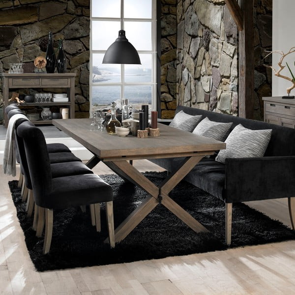 Soliņš Cross Sofa Black-image-1