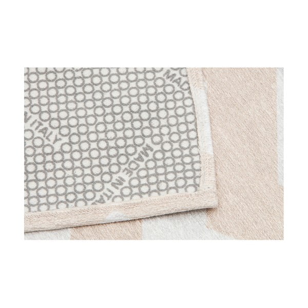 Bēšs un balts Floorita Optical skrejceļš, 80 x 130 cm-image-3