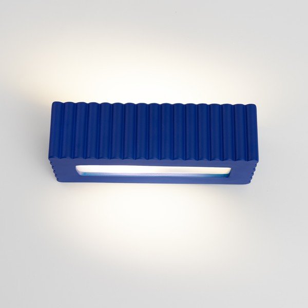 Zila keramikas sienas lampa Rivena – Sollux-image-2