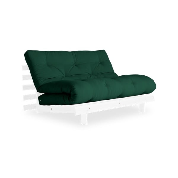 Izlaižams dīvāns Karup Design Roots White/Dark Green