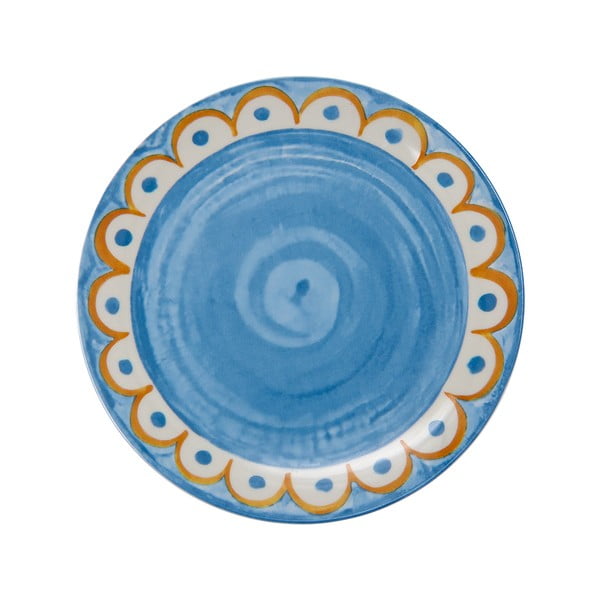 Gaiši zili porcelāna šķīvji (6 gab.) ø 27 cm Tangeri blue – Villa Altachiara