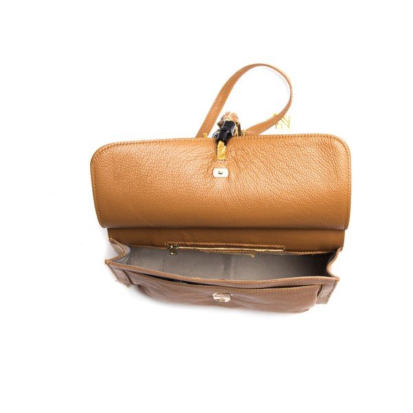 Ādas rokassoma Isabella Rhea 1154 Cognac-image-3