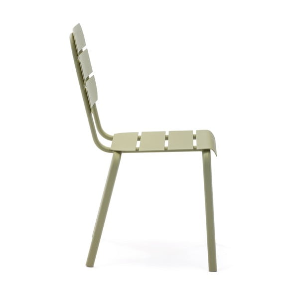 Zaļi metāla dārza krēsli (4 gab.) Alicante – Ezeis-image-2