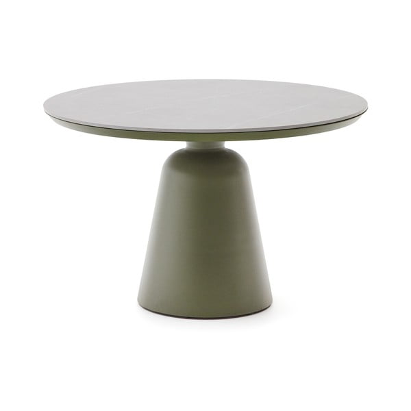Apaļš dārza ēdamgalds ar keramikas virsmu ø 120 cm Tudons – Kave Home