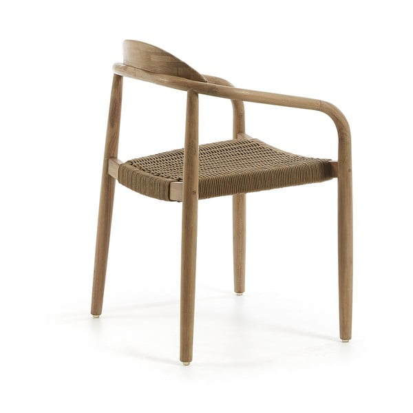 Koka krēsls ar bēšu sēdekli Kave Home Glynis-image-2