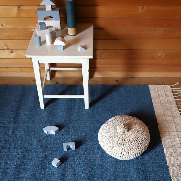 Zils paklājs 150x100 cm Lucia – Nattiot-image-1