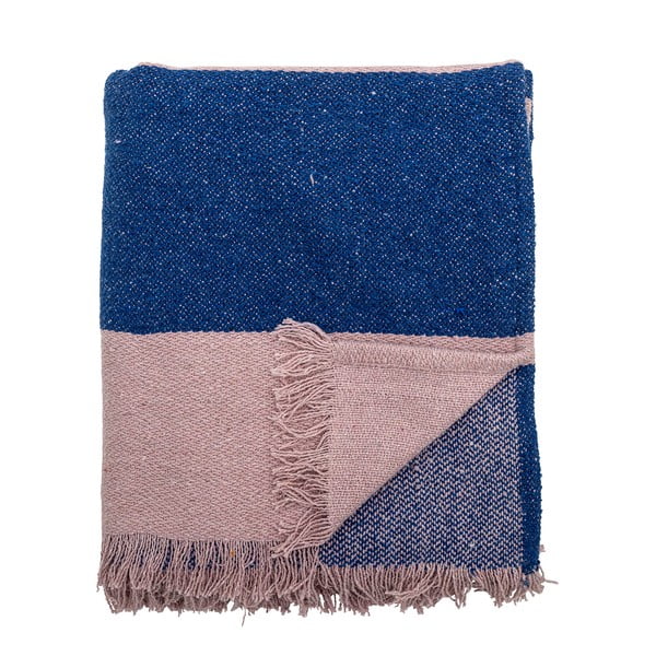 Zils/rozā pleds 130x160 cm Cadeo – Bloomingville