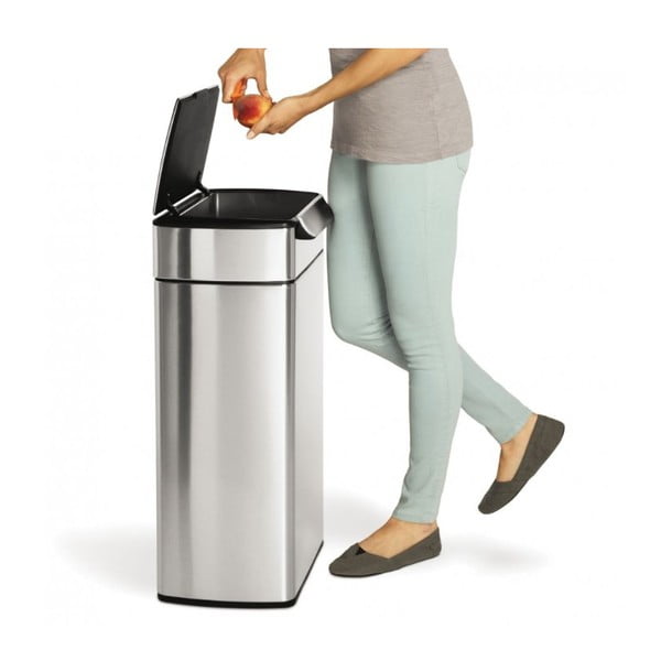 Nerūsējošā tērauda atkritumu tvertne 40 l – simplehuman-image-1