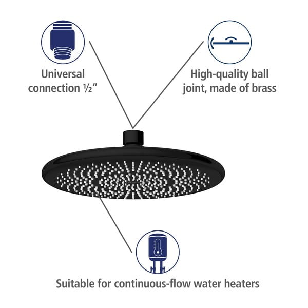 Dušas galva ø 22,5 cm Water Saving – Wenko-image-3