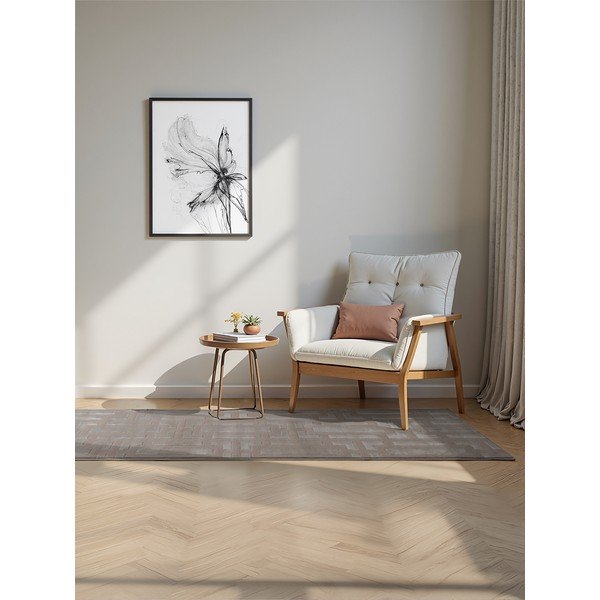 Bēšs celiņa paklājs 80x240 cm Perles Onyx – Elle Decoration-image-1