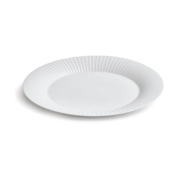 Balts porcelāna šķīvis Kähler Design Hammershoi, ⌀ 34 cm