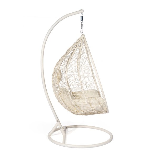 Krēmbalts piekarams atzveltnes krēsls no mākslīgās rotangpalmas Bonami Selection Noela-image-2