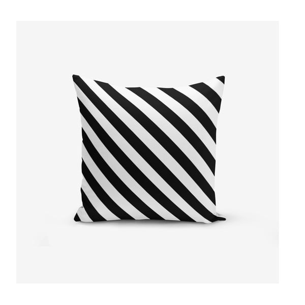 4 Spilvendrānu komplekts BW Graphic Patterns Minimalist Cushion Covers, 45 x 45 cm-image-3
