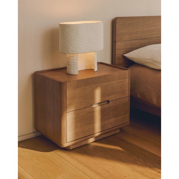 Balta galda lampa (augstums 37,5 cm) Bedala – Kave Home-image-1
