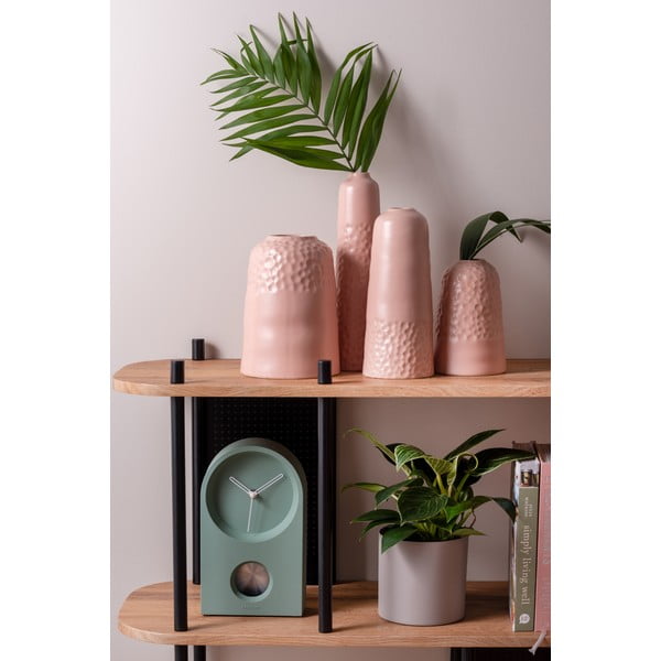 Rozā keramikas vāze PT LIVING Carve, augstums 18,5 cm-image-1