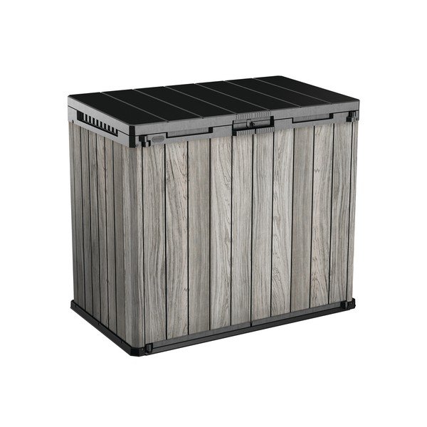 Pelēka plastmasas dārza uzglabāšanas kaste Deco – Keter