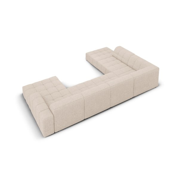 Bēšs stūra dīvāns (ar kreiso stūri/U veida) Chicago – Cosmopolitan Design-image-4