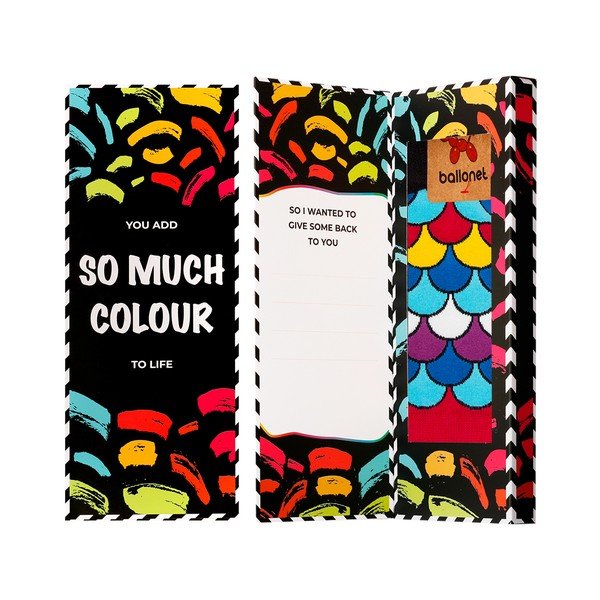 Ballonet zeķes Love You Socks Card with Fan, 41. - 46. izmērs-image-2