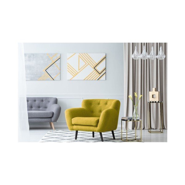 Dzeltens krēsls Kooko Home Rock-image-4
