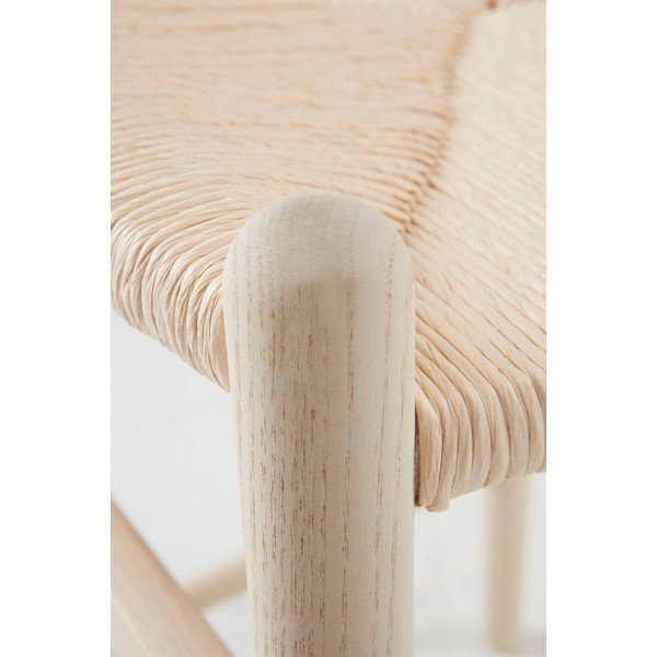 Gaiša dabīga toņa gobas masīvkoka bāra taburete (sēdekļa augstums 63 cm) Nattavaara – Jotex-image-3