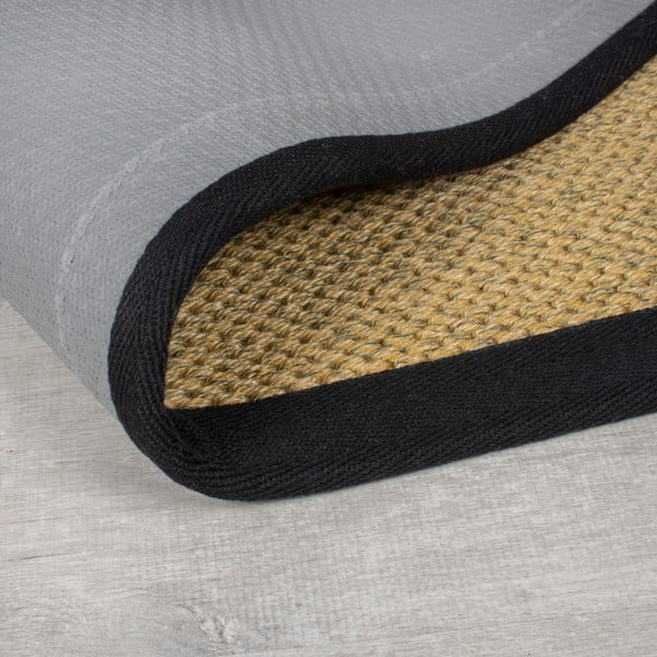 Melns/gaiši brūns iekštelpu un āra paklājs 120x170 cm Sisal Look – Flair Rugs-image-2