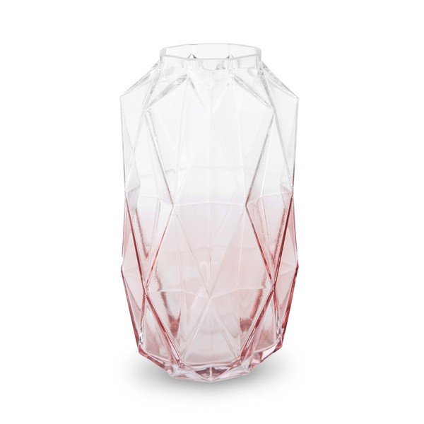 Rozā stikla vāze (augstums 28 cm) Brice – Premier Housewares