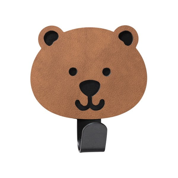 Brūns tērauda āķis ar uzstādīšanu bez urbšanas Bear Nupo – LIND DNA