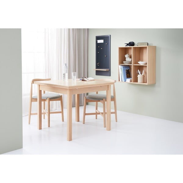 Bēšs/dabīga toņa ozola masīvkoka pusdienu krēsls Dora – Hammel Furniture-image-1