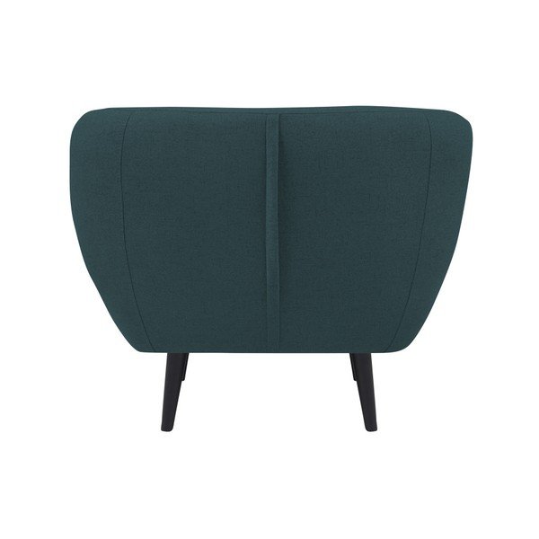 Tumši zils krēsls ar brūnām kājām Mazzini Sofas Piemont-image-1