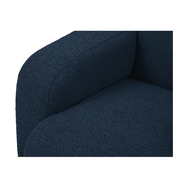 Tumši zils stūra dīvāns no buklē auduma (ar labo stūri) Molino – Micadoni Home-image-1