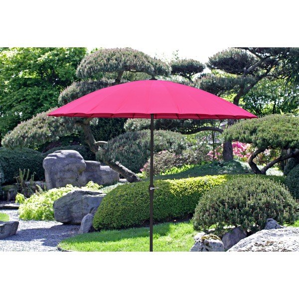 Rozā saulessargs ø 255 cm – Garden Pleasure-image-1