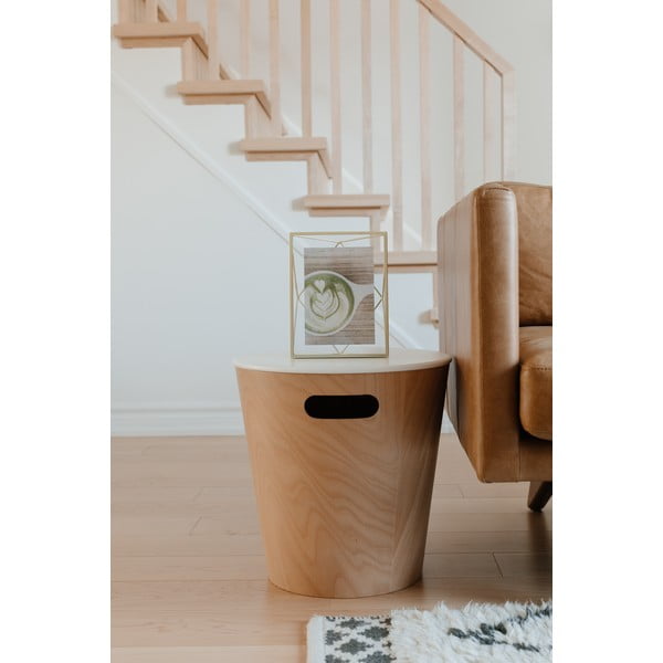 Zelta krāsas metāla stāvošs/piekarināms foto rāmis 25x30 cm Prisma – Umbra-image-1