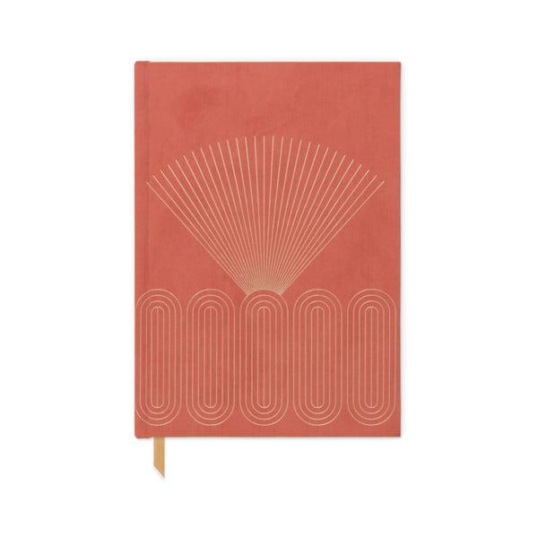 A5 izmēra dienasgrāmata 192 lappuses Bright Terra Cotta – DesignWorks Ink