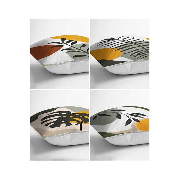 Spilvendrānas (4 gab.) 43x43 cm – Minimalist Cushion Covers-image-1