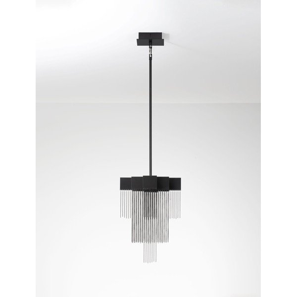 Matēti melna tērauda LED piekaramā lampa ar regulējamu spilgtumu Revια – Nova Luce-image-4