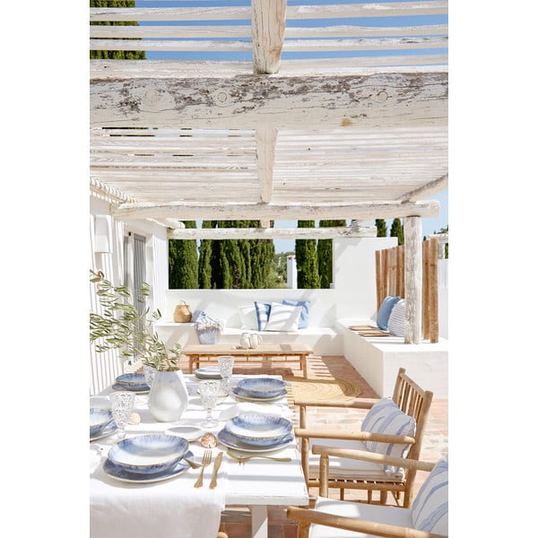 Balta keramikas bļoda ar smilškrāsas malu Costa Nova Brisa, ⌀ 10 cm-image-1