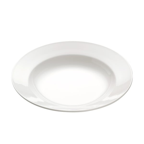 Balts porcelāna makaronu šķīvis Maxwell & Williams Basic Bistro, ø 28 cm