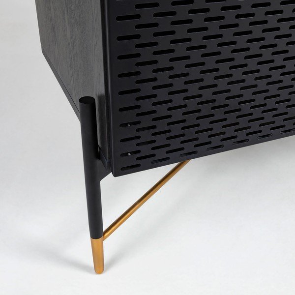 Melna kumode Kave Home Norfort-image-1