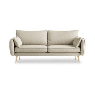 Bēšs trīsvietīgs dīvāns Kooko Home Lento, 198 cm