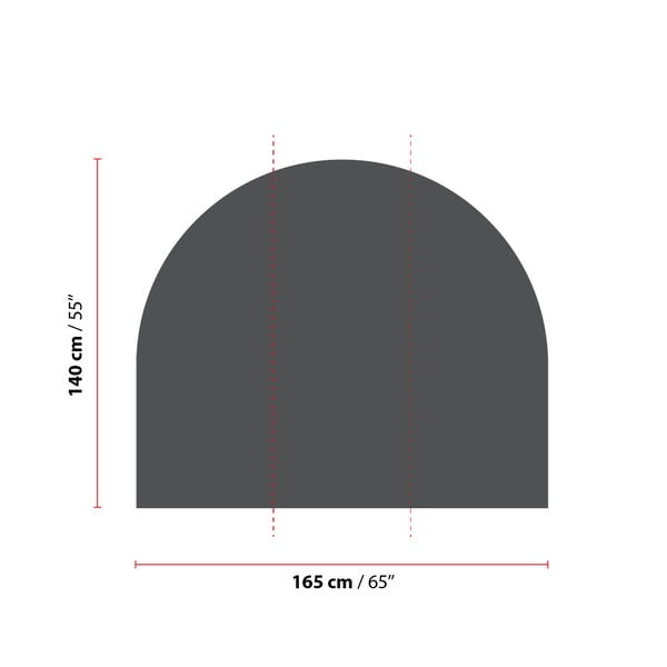 Sienas uzlīme 165x140 cm Storm Gray – Ambiance-image-1