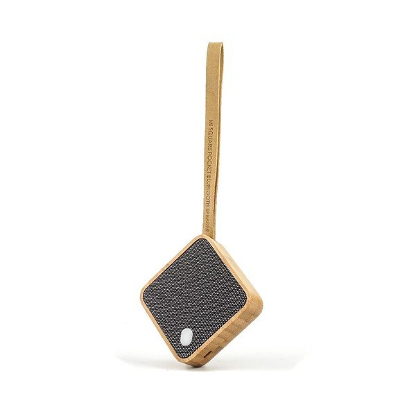 Gaiši brūns bluetooth skaļrunis Gingko Square-image-1
