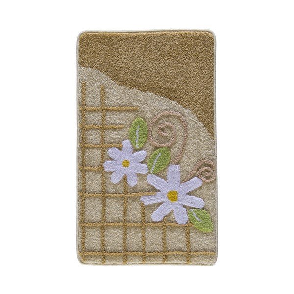 Vannas istabas paklājiņš Confetti Bathmats Knidos Beige, 60 x 100 cm-image-1