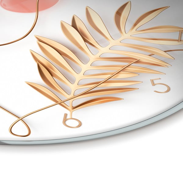 Stikla sienas pulkstenis ø 30 cm Feminine line - Styler-image-4