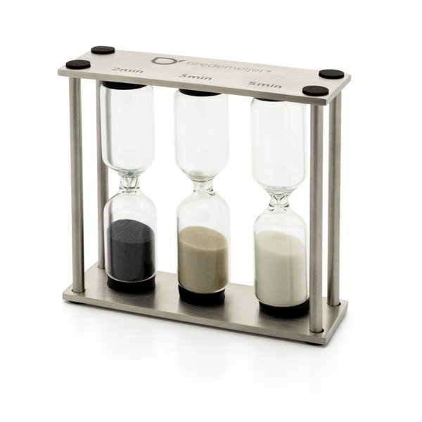 Sudraba krāsas smilšu virtuves taimeris Duet – Bredemeijer