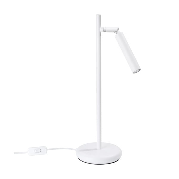 Balta galda lampa (augstums 43 cm) Fideus – Nice Lamps