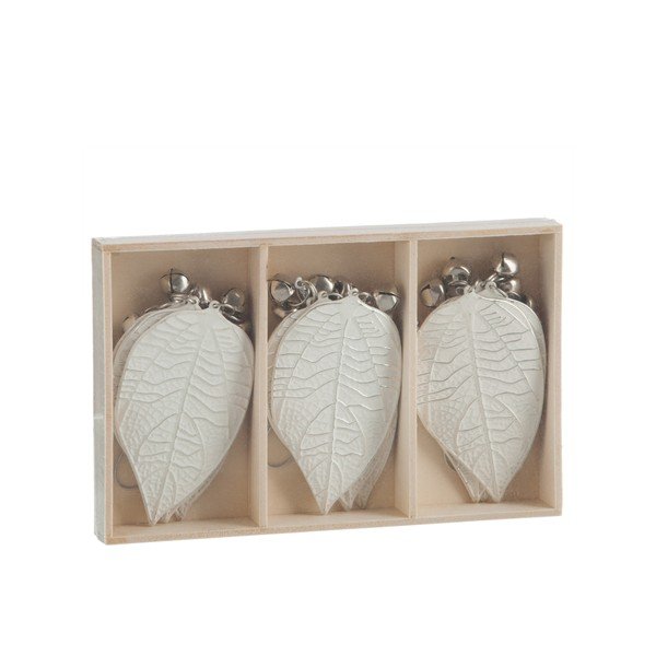 9 Ziemassvētku rotājumu komplekts J-Line Leaf-image-1